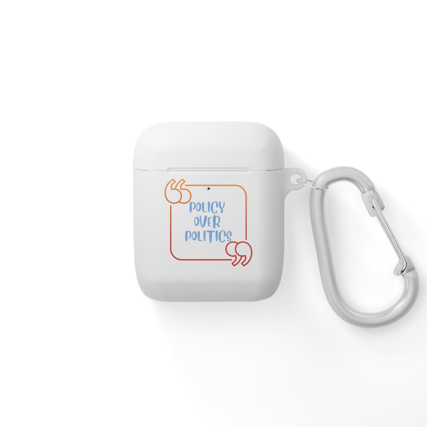 Policy Over Politics AirPods Case Cover