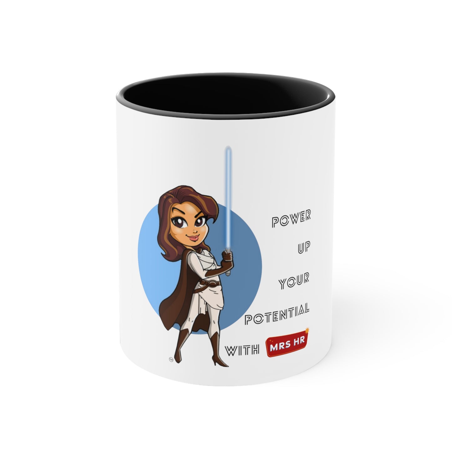 Power Up Your Potential With Mrs HR Coffee Mug, 11oz