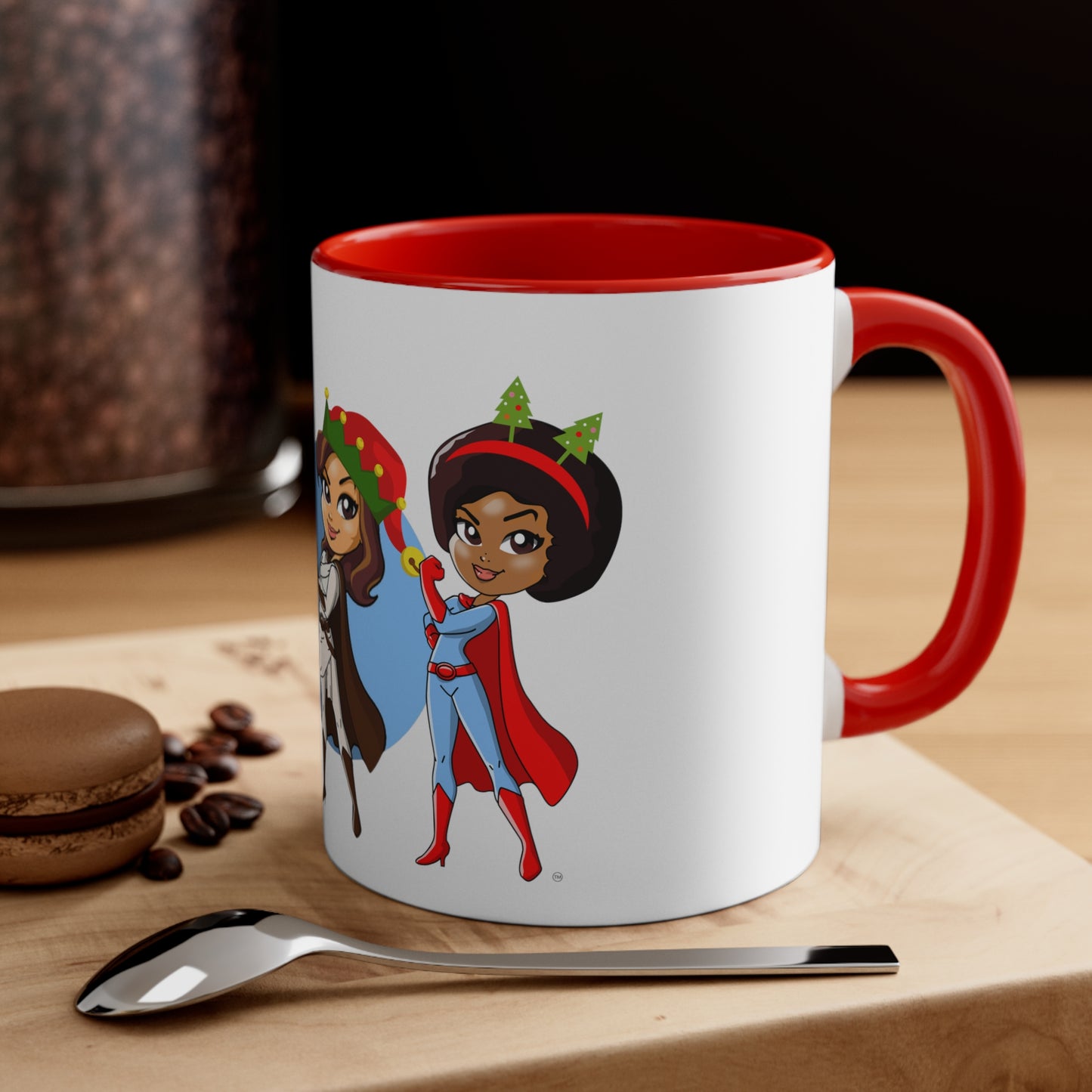 MRS HR Superhero Elf Hat Mug, 11oz