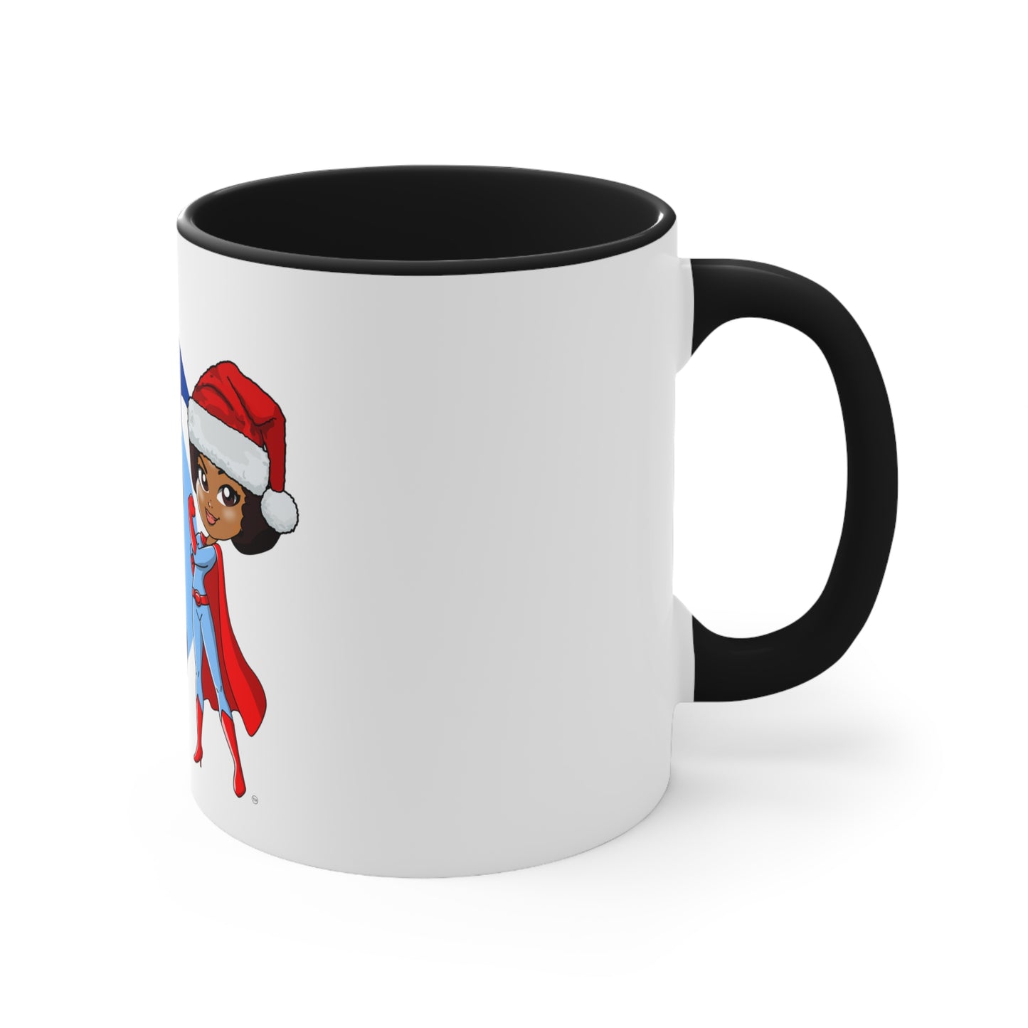 MRS HR Superhero Santa Hat Mug, 11oz