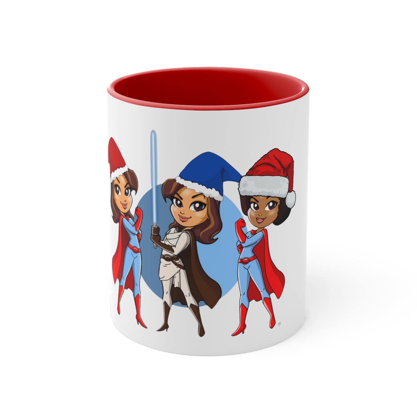 MRS HR Superhero Santa Hat Mug, 11oz