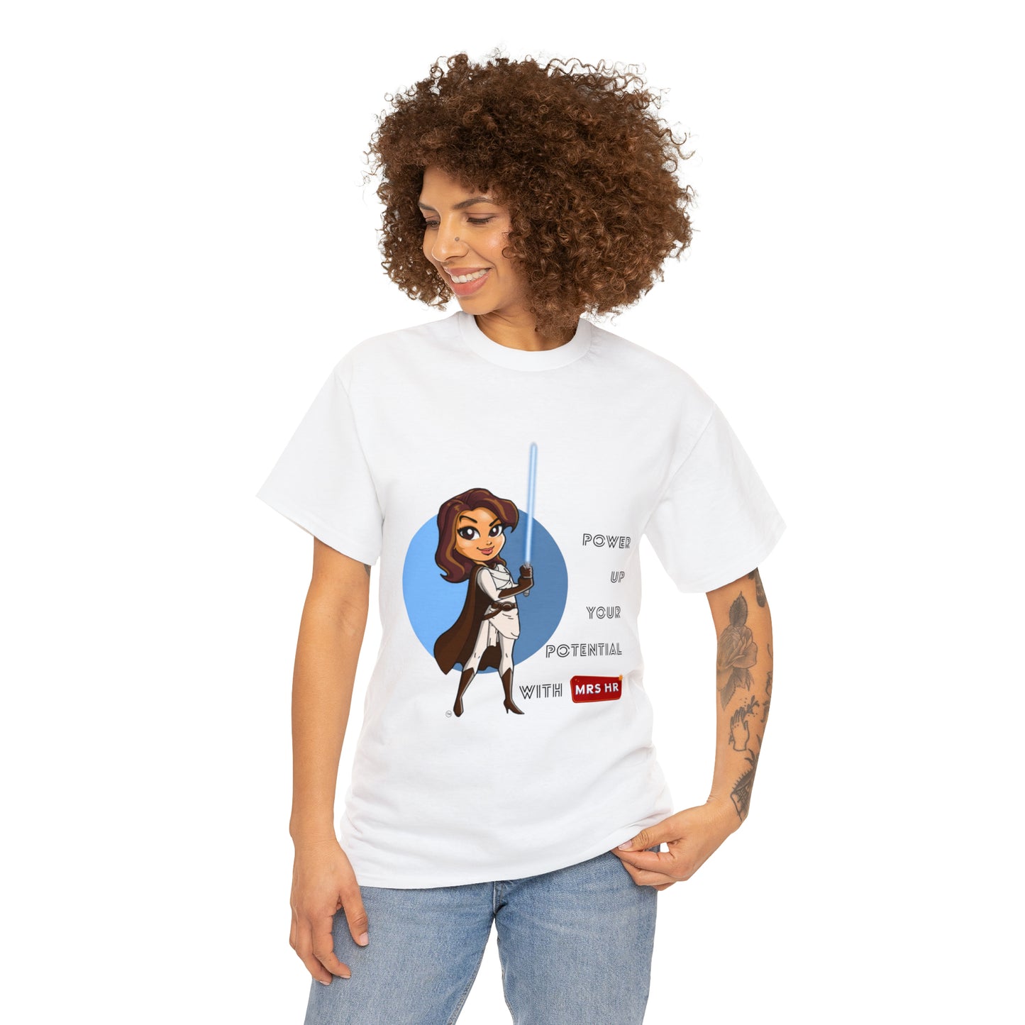 Power Up Your Potential With Mrs HR Cotton Tee