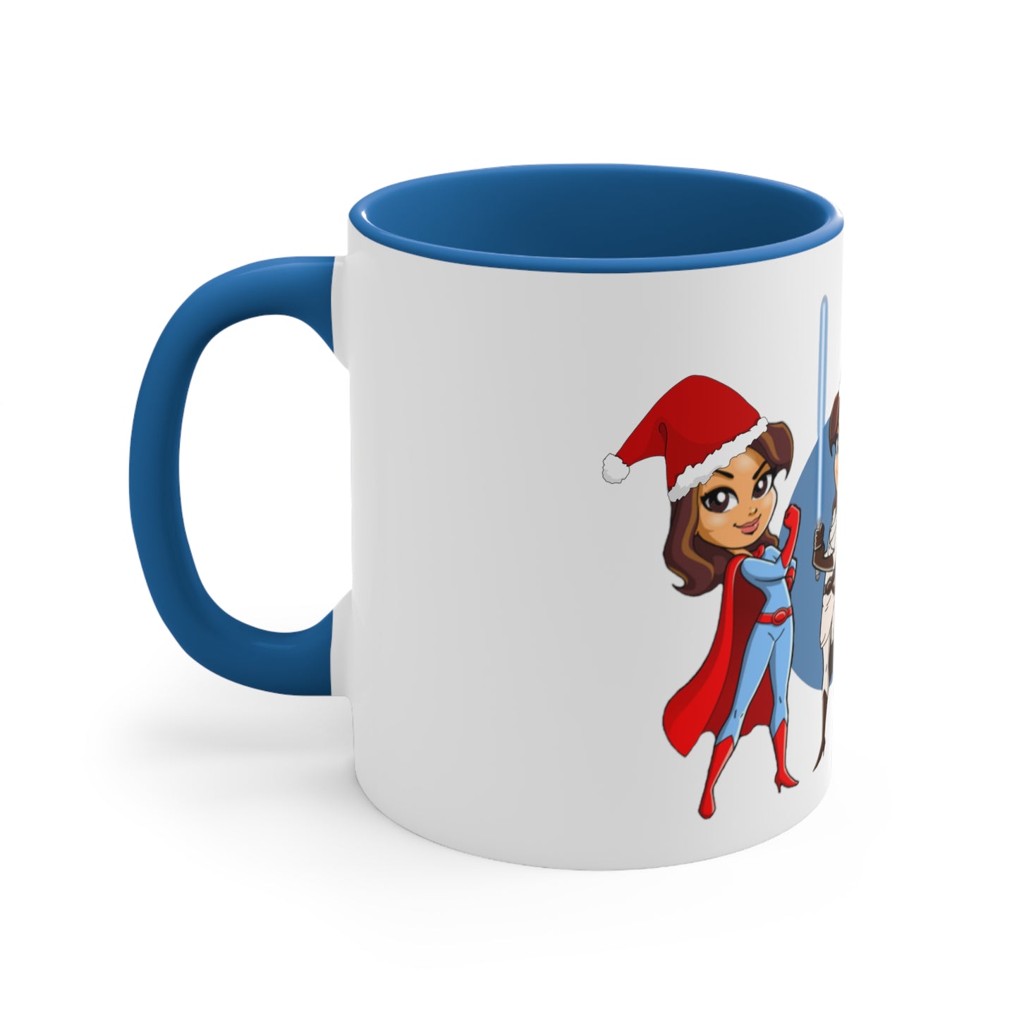 MRS HR Superhero Santa Hat Mug, 11oz