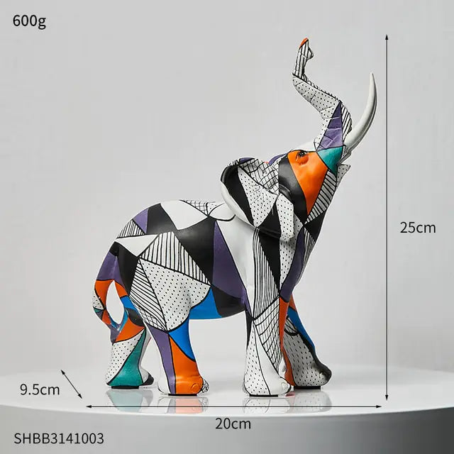 Painting Art Elephant Sculptures & Figurines Modern Decoration