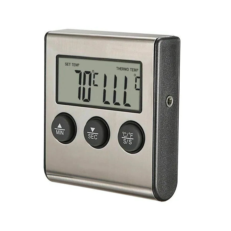 Versatile Stainless Steel Food and Oil Thermometer